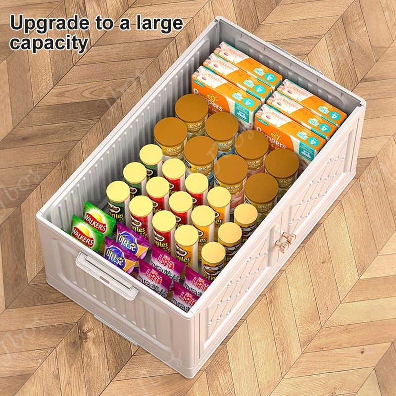 Jbos 50-80cm Foldable Storage Cabinet with Magnetic Suction Door Megabox Cabinet Organizer