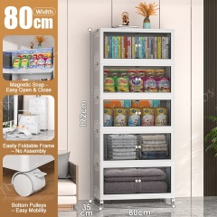 80cm-Transparent-5 Tiers