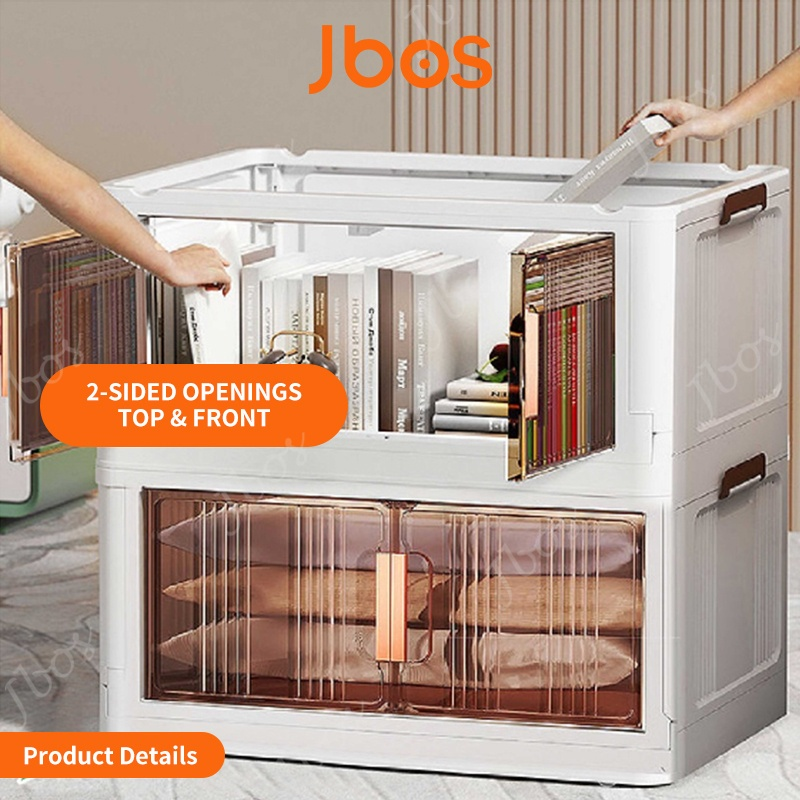 Jbos Foldable Cabinet for Kitchen Durabox Bedroom Drawer Cabinet Plastic Wardrobe Storage Box