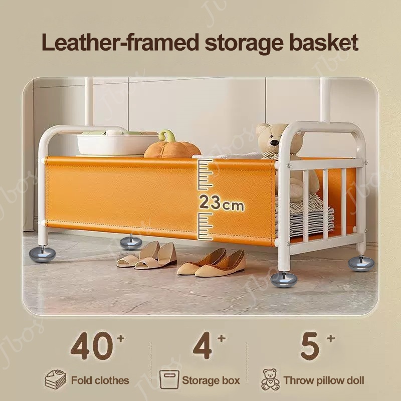 Jbos Clothes Rack With Hanger&Basket  Heavy Duty Sampayan ng damit All-in-one Clothes Organizer Rack