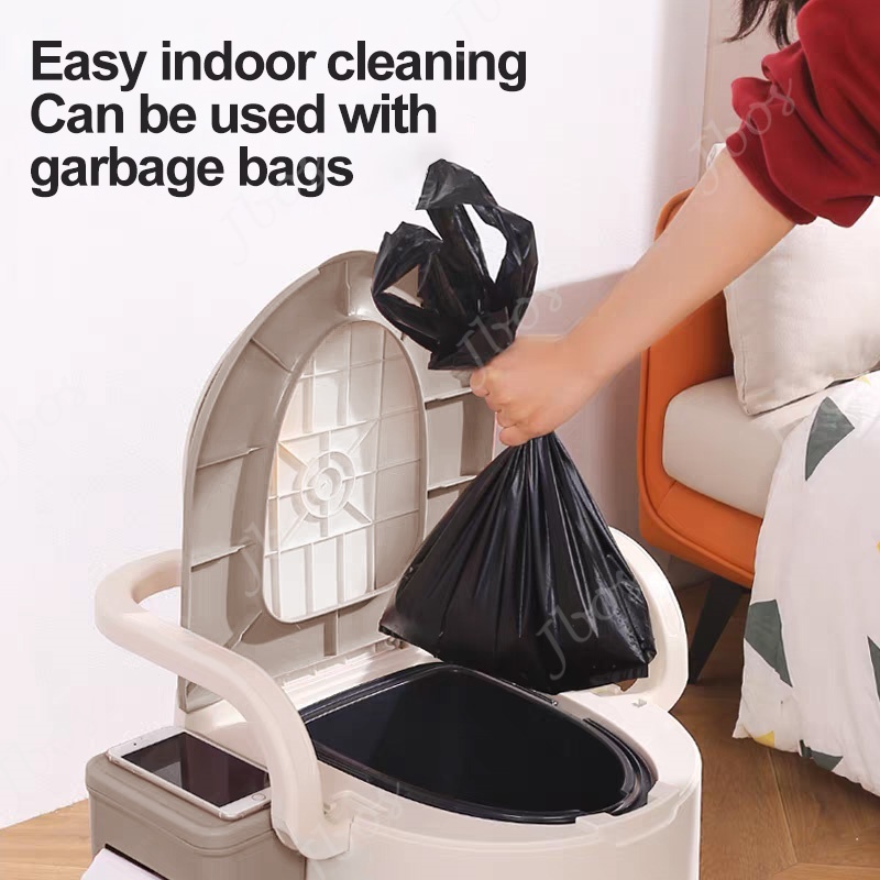 Jbos Arinola for Adult Portable Toilet Bowl Mobile Plastic Toilet for Adult Elder Pregnant Woman