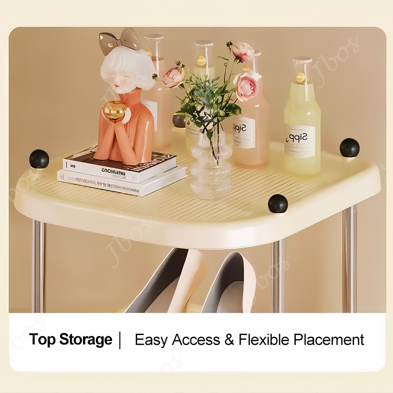 Jbos Simple Multi-tier Shoe Rack For Dormitory Easy Assembly Stand Shoe Storage Organizer Shelf