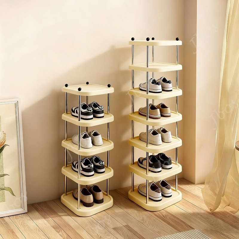 Jbos Simple Multi-tier Shoe Rack For Dormitory Easy Assembly Stand Shoe Storage Organizer Shelf
