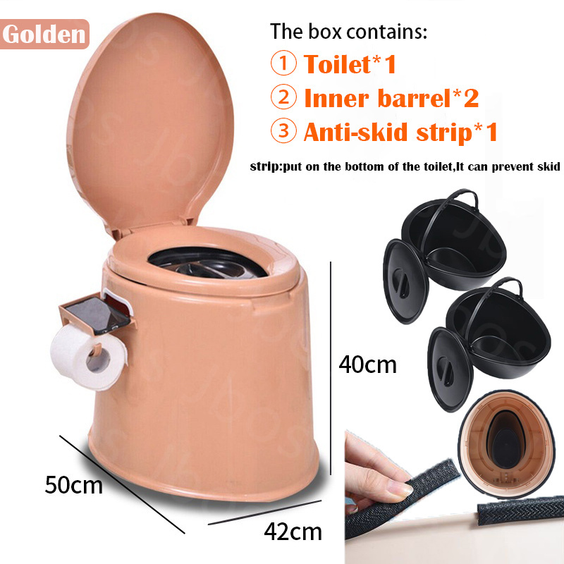 Jbos Portable Toilet For Adult With Inner Bucket Household Thickened High Quality Toilet Seat