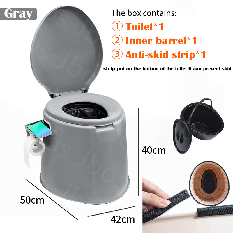 Jbos Portable Toilet For Adult With Inner Bucket Household Thickened High Quality Toilet Seat