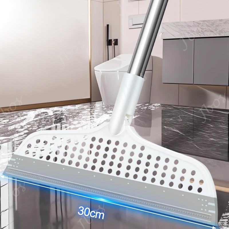 Jbos Rubber Magic Broom Floor Wiper Squeegee Floor Wiper Squeegee Remove Dirt and Hair Cleaning Tool