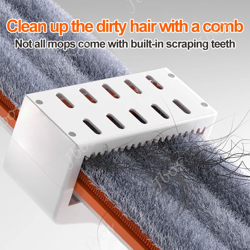 Jbos Magic Flat Mop 360° Rotating Floor Cleaning Free Hand Washing Mop With Squeezer