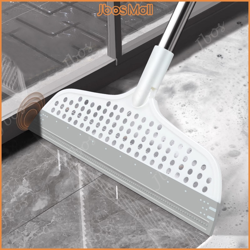 Jbos Rubber Magic Broom Floor Wiper Squeegee Floor Wiper Squeegee Remove Dirt and Hair Cleaning Tool