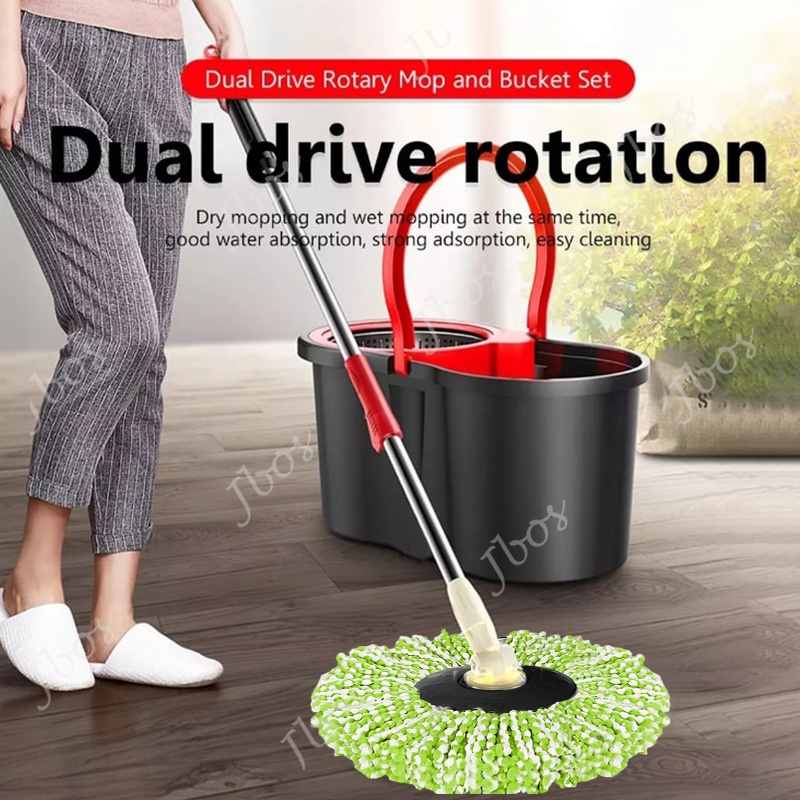 Jbos Mop With Spinner For Floor Cleaning Spin Tornado Mops 360 Wet And Dry Rotating Mop With Bucket