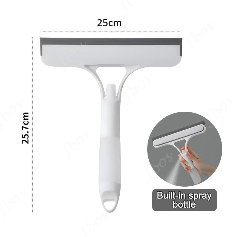 Jbos Glass Window Squeegee With Spray Silicone Rubber Water Scarper Cleaning Tools Wiper For Window
