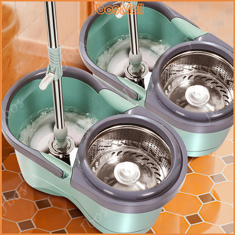 Jbos Spin Mop With Spinner And Bucket Magic Spin Mop For Floor 360 Wet And Dry Rotating Tornado Mop