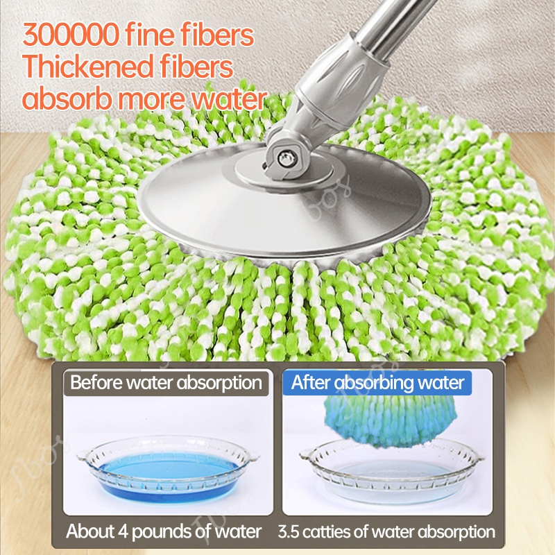 Jbos Spin Mop With Spinner And Bucket Magic Spin Mop For Floor 360 Wet And Dry Rotating Tornado Mop