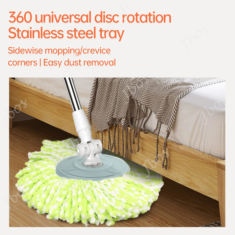 Jbos Spin Mop With Spinner And Bucket Magic Spin Mop For Floor 360 Wet And Dry Rotating Tornado Mop