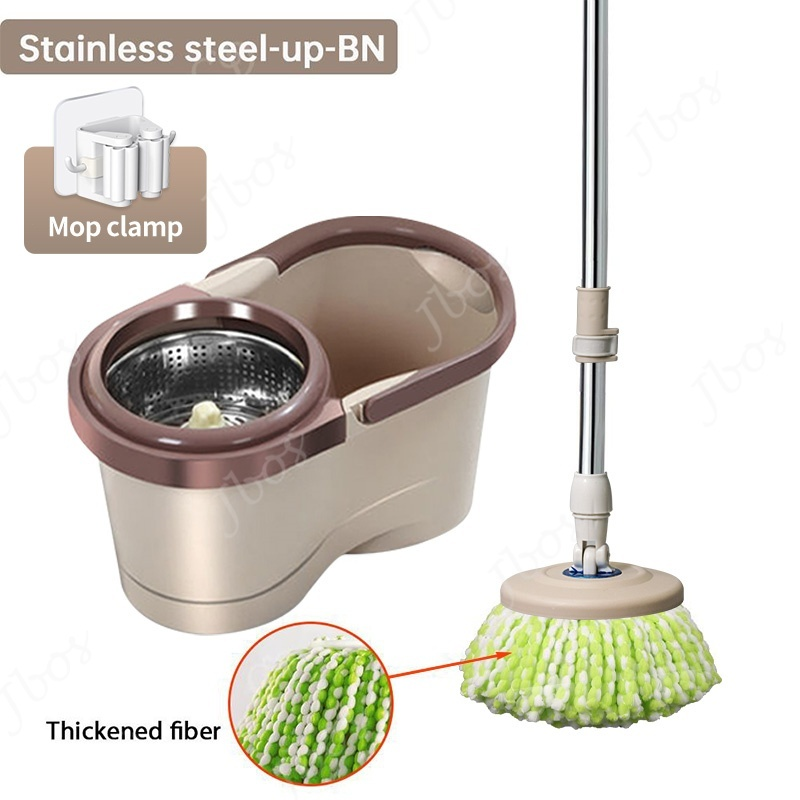 Jbos Spin Mop With Spinner And Bucket Magic Spin Mop For Floor 360 Wet And Dry Rotating Tornado Mop