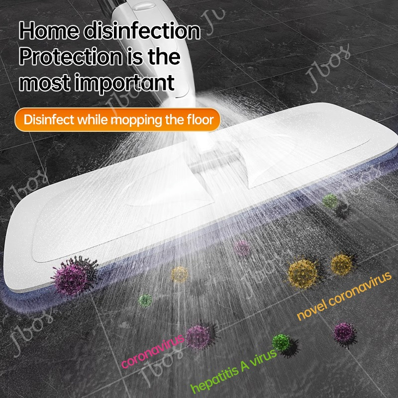 Jbos Spray Mop Wiper Sweeper Floor Mop Dual-Purpose Wet and Dry 360 Degrees Rotating Water Spray Mop