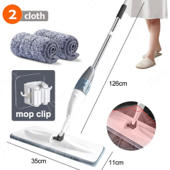 Mop+2 cloths&1 clip