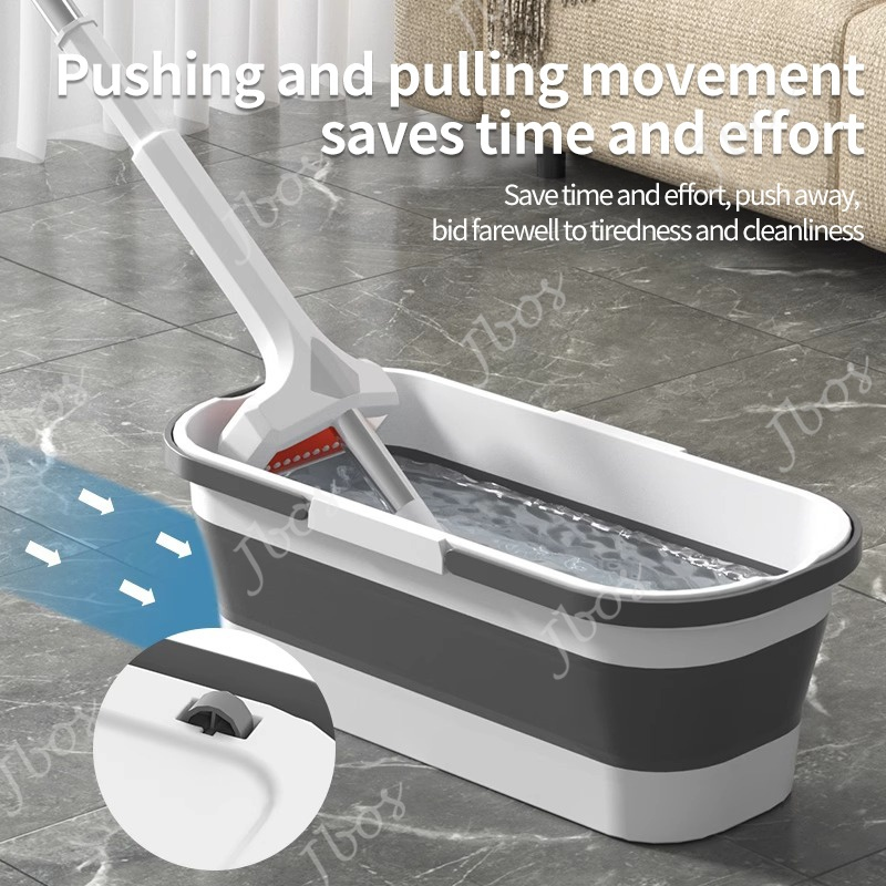 Jbos Collapsible Bucket Folding washing mop bucket portable Multipurpose Container Water Dipper