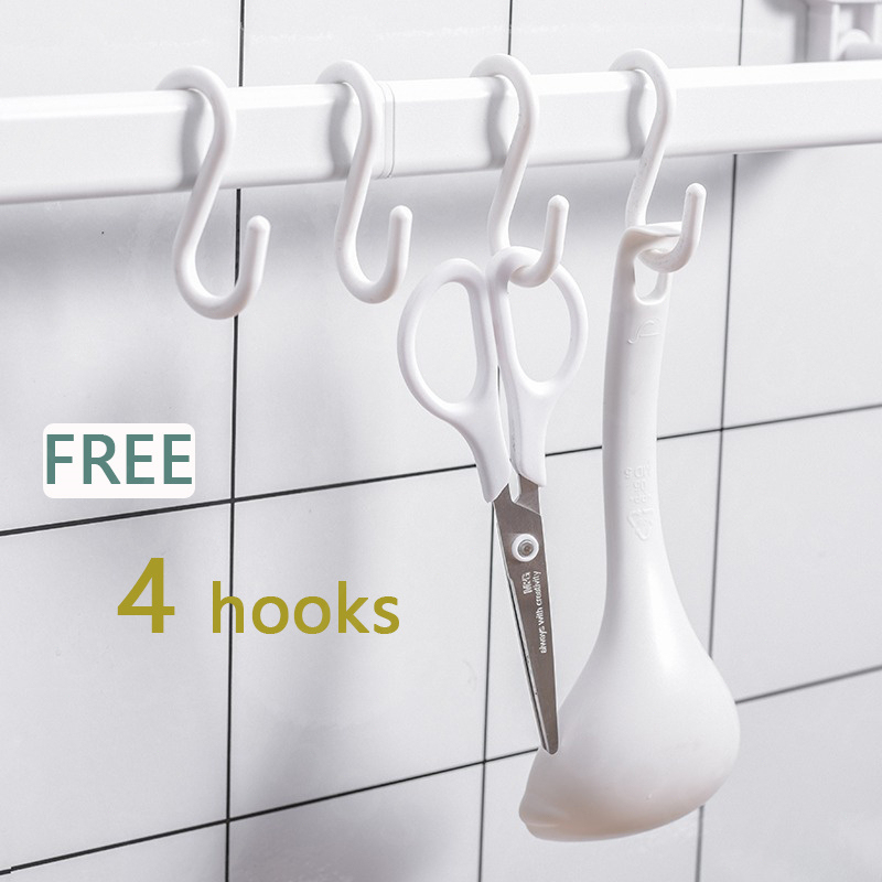 Jbos 3/4/5 Layer Moving Rack Bathroom Storage Shelf Gap shelf shampoo Bedroom Organizer Rack