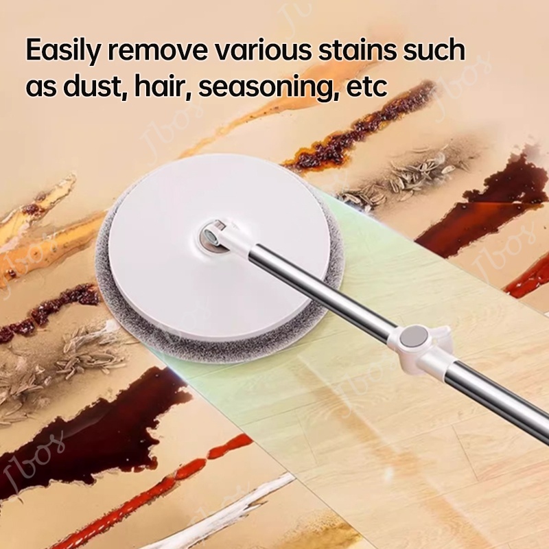 Jbos Self Wash Spin Mop Clean & Dirty Water Separation Flat Mop 360 Rotating Mop Floor Cleaning