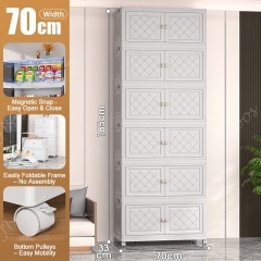 70cm-White-6 Tiers