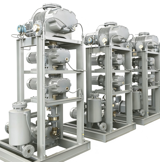 Liquid ring pumps and units