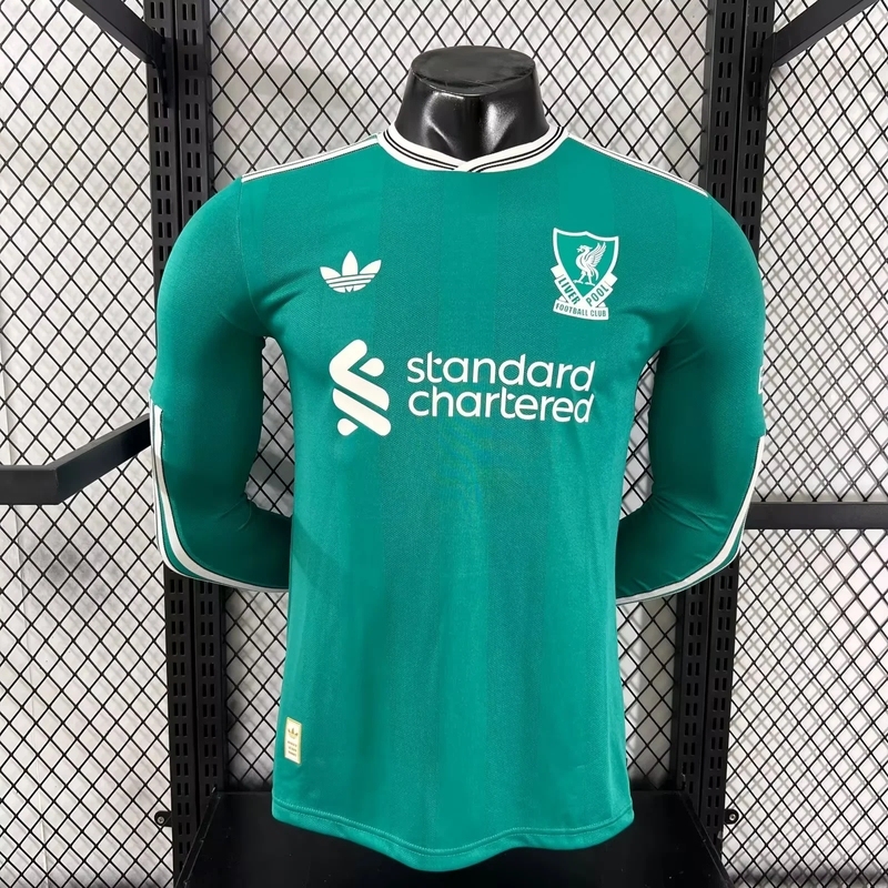 Liverpool 2025 26 Third Away Long Sleeve Player Jersey
