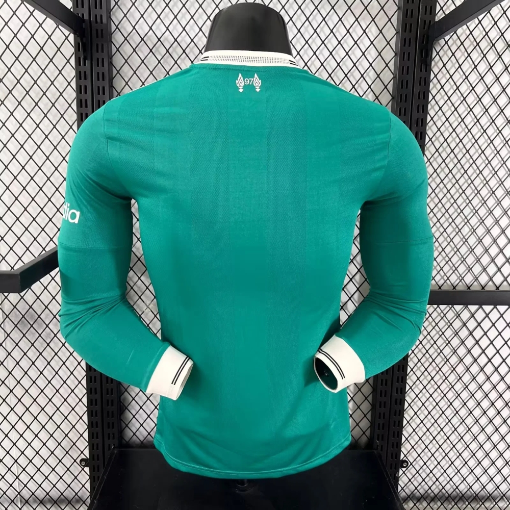 Liverpool 2025 26 Third Away Long Sleeve Player Jersey