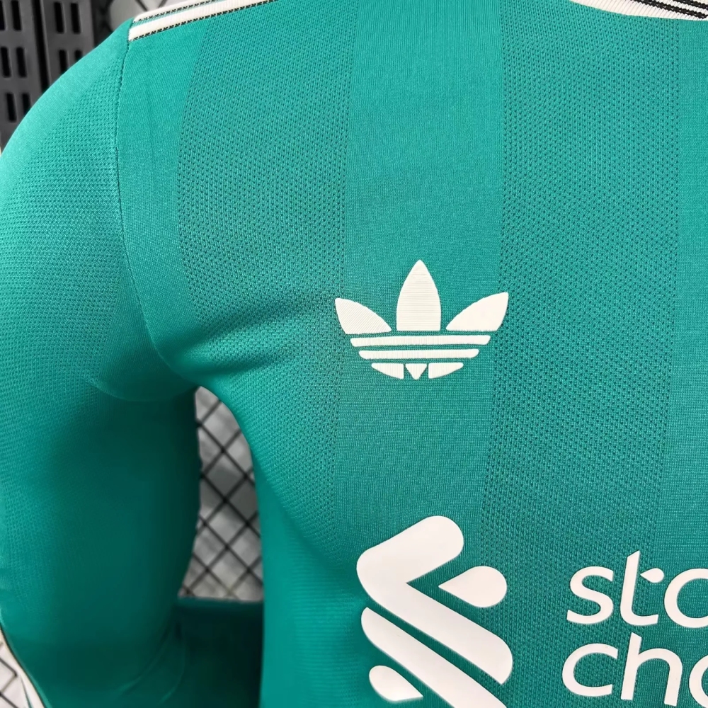 Liverpool 2025 26 Third Away Long Sleeve Player Jersey