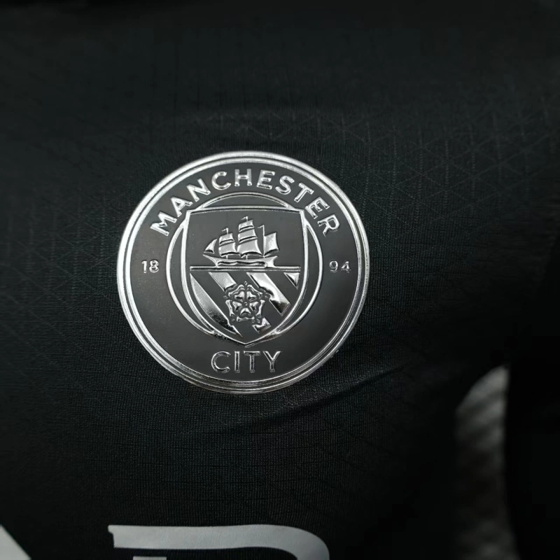 Manchester City 2025 26 Away Long Sleeve Game Player Jersey