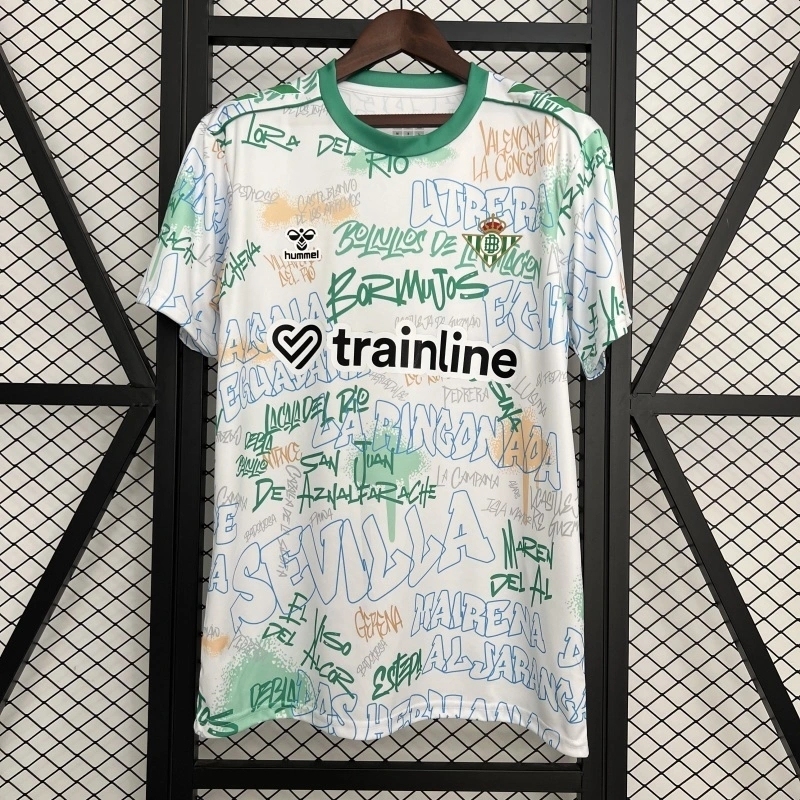 Real Betis 25/26 Special Jersey Retro Green White Custom