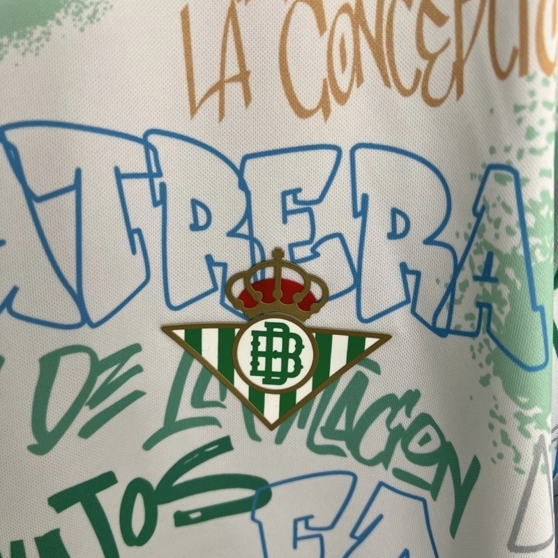 Real Betis 25/26 Special Jersey Retro Green White Custom