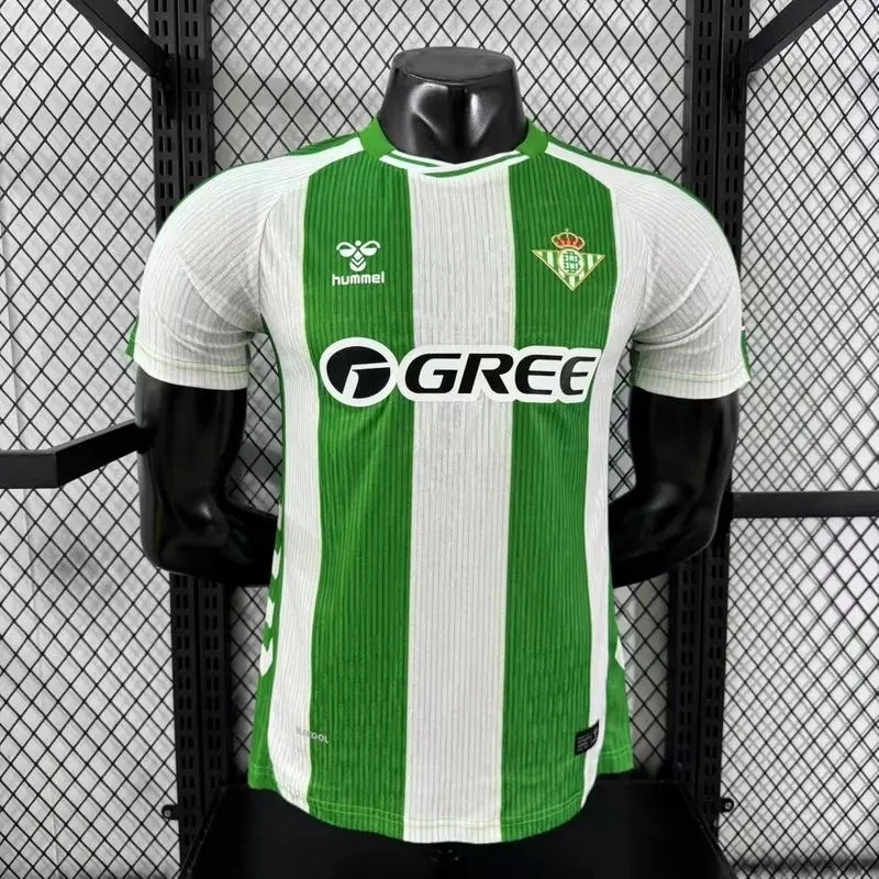 Real Betis 25/26 Home Player Jersey Custom Embroidery