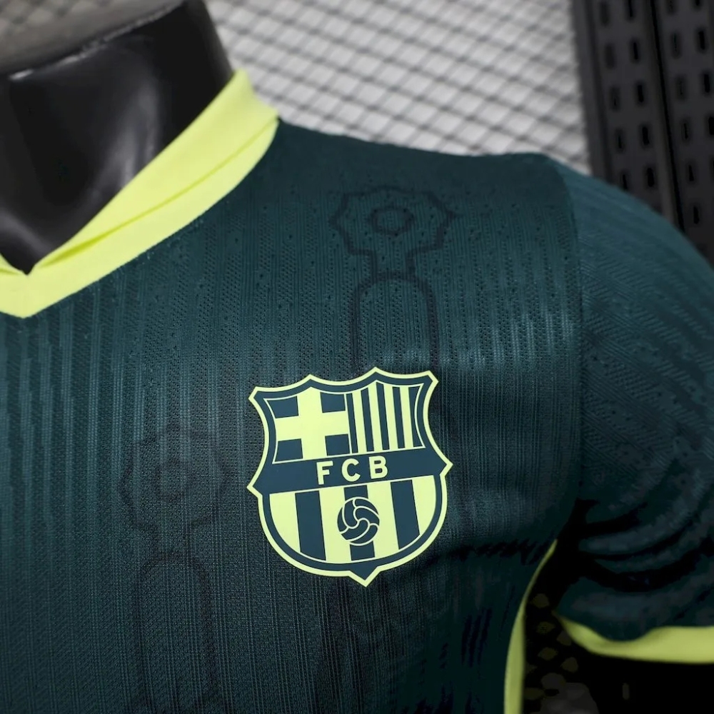 Barcelona 2024/25 Dark Green Training Jersey Custom Embroidery