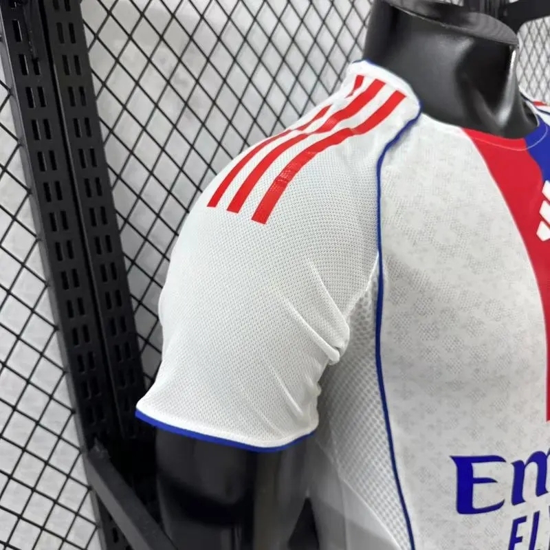 Lyon OL Home Player Football Jersey 2025 2026