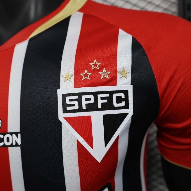 Player Version 2025 26 Sao Paulo Away Football Jersey