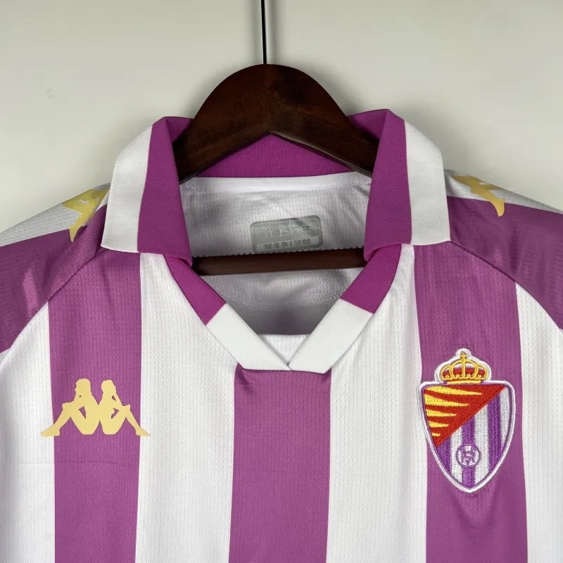 2023 24 Real Valladolid Home Fan Jersey Authentic Style