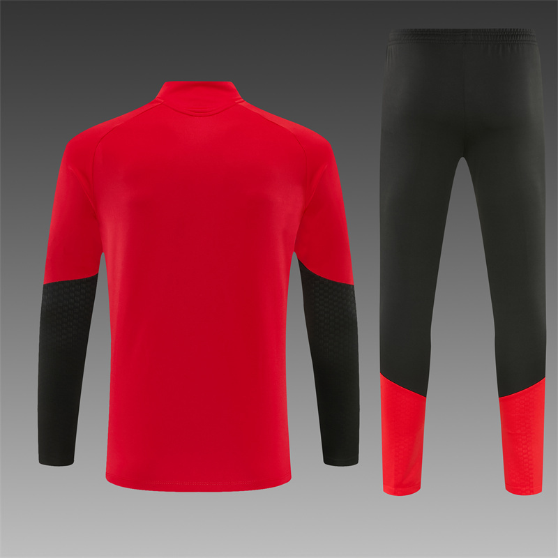 2026 27 Fiery German Red Soccer Training Jersey