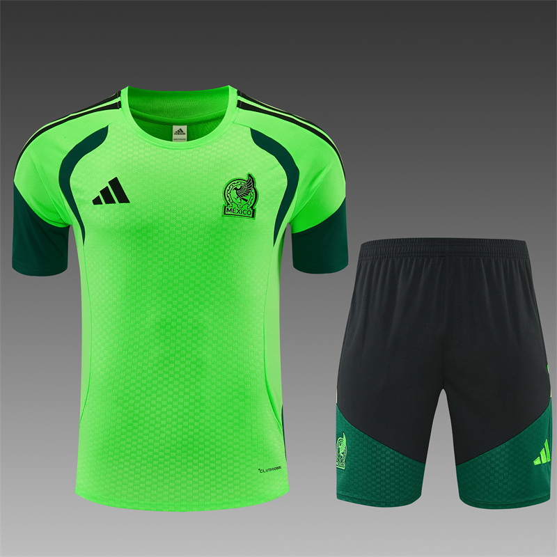 2026 27 Short Sleeve Mexican Green Football Training Jersey