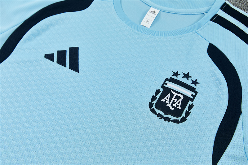 Pastel 2026 27 Short Sleeve Argentine Light Blue Training Jersey