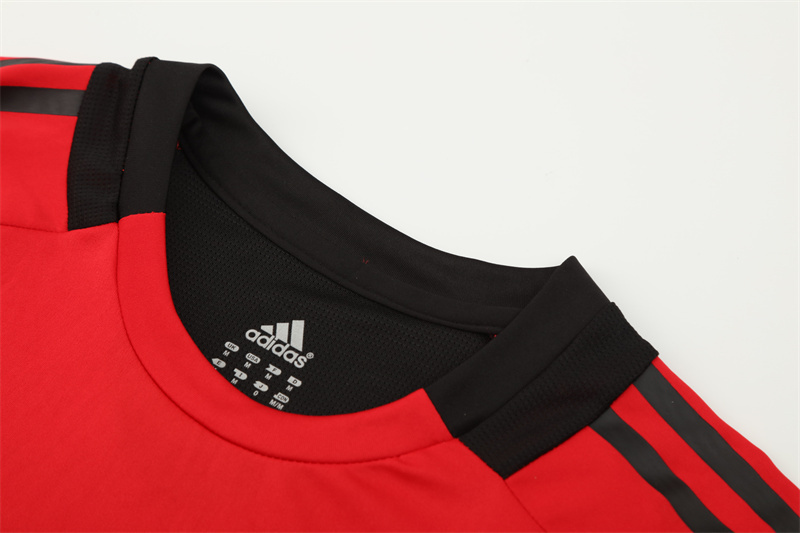 AC Milan Red Short Sleeve Retro Training Jersey 2008 2009