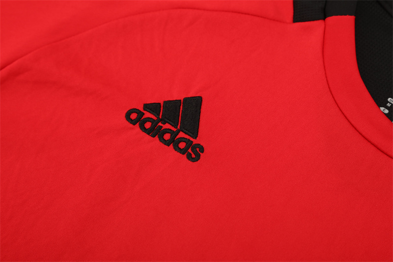 AC Milan Red Short Sleeve Retro Training Jersey 2008 2009