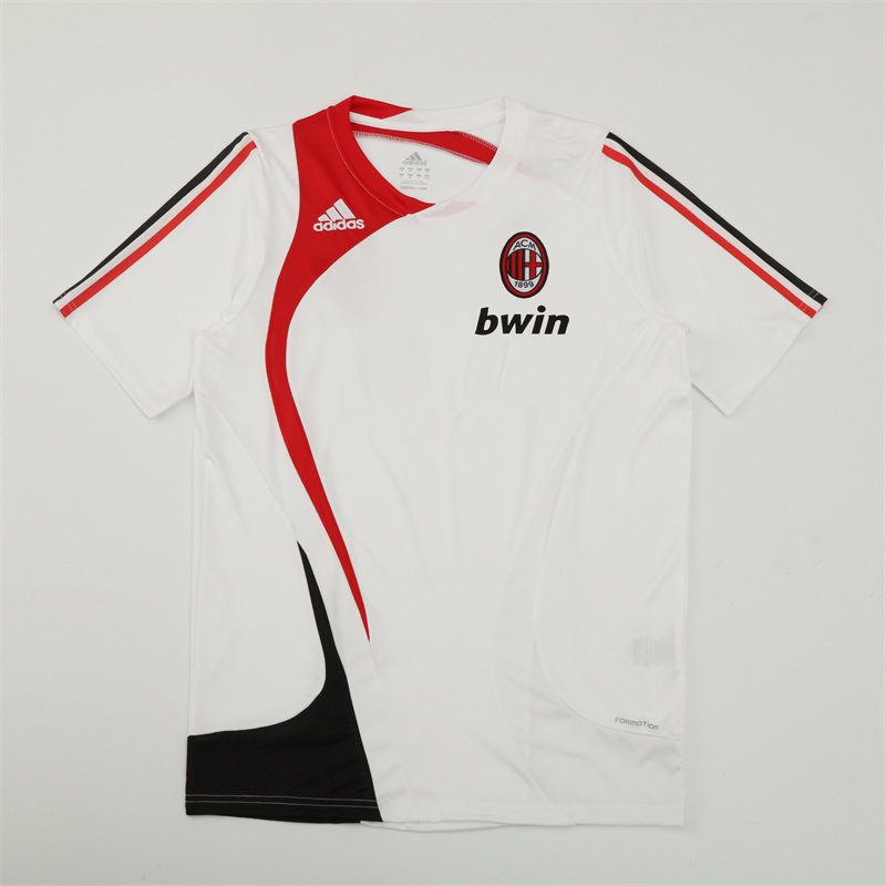 AC Milan Red Short Sleeve Retro Training Jersey 2008 2009