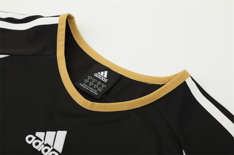 Real Madrid 2006 2007 Black Retro Short Sleeve Training Top
