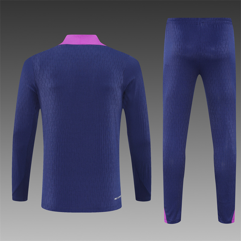 2026-25  Barça Royal Blue Player Edition Yellow Logo Jerseyey