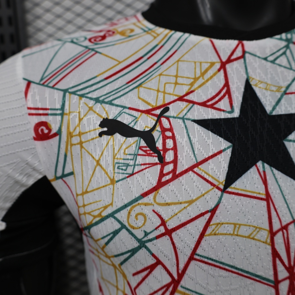 Authentic Ghana Home Player Version Football Jersey