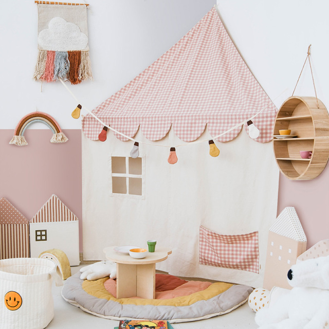 Kids Tent Indoor Corner Playhouse Reading Nook Compact Home Space-Saving Baby Toy House qizp-03