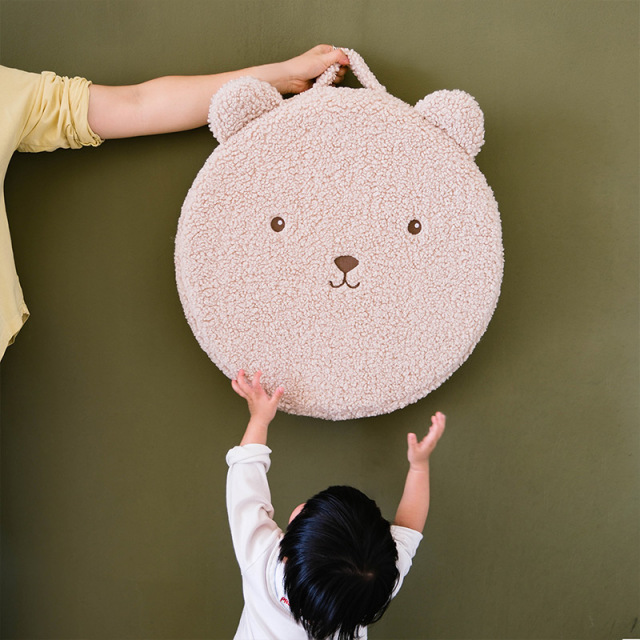 Japanese-Style Thickened Cushion Mat with Faux Cashmere Surface Tatami Floor Mat with Removable Cover Bay Window Bedroom Meditation Sponge Pad xxzd-01