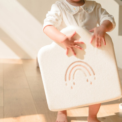 Crib Bumper Set for Baby Cribs Pure Cotton Towel Fabric & Sponge Protective Barrier Thickened Cloud-Shaped Bumper Rails Model: ydwl01