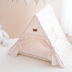 Dog House All-Season Cotton Pet Tent for Deep Sleep, Washable, Small to Medium Dogs, Enclosed Cat House/Dog House Model: sjzp-06