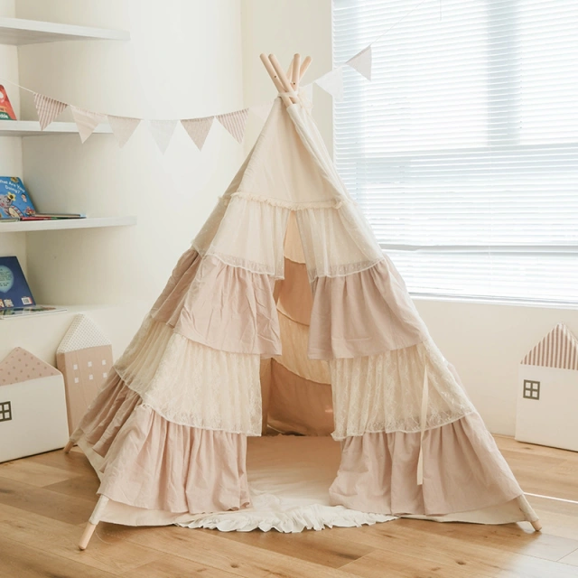 Side view of indoor play tent yda019